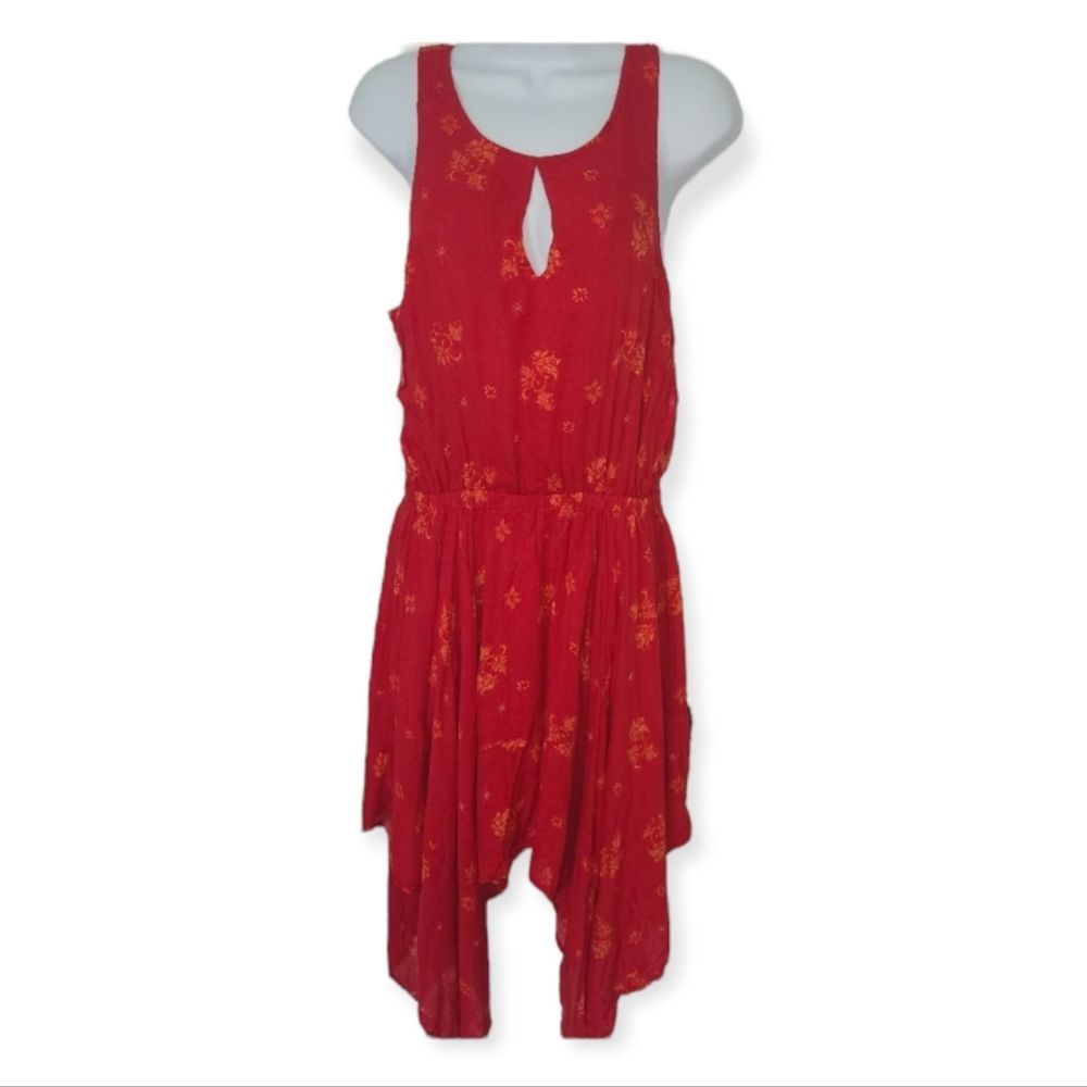 Miss Me Midi Handkerchief hem Dress